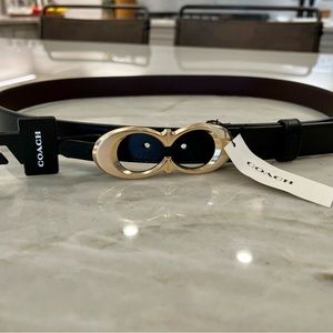 Coach Signature Buckle Belt - 25 mm - Size Medium